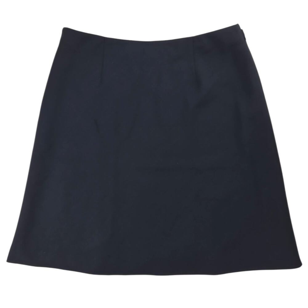 Emporio Armani | Vintage Navy Blue Lightweight Wool Mini Skirt | 28 waist - Picture 1 of 7